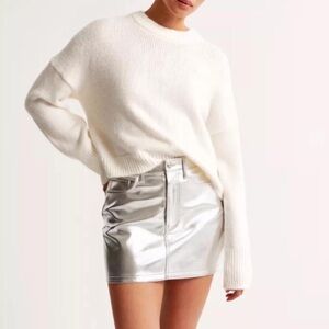 Abercrombie & Fitch Silver Skirt